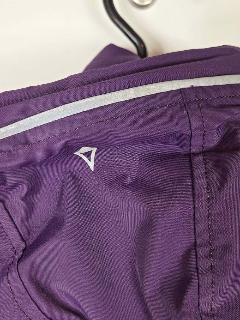 Iviva By Lululemon Girl 6 Purple Hooded winter Jacket Reflective Long Coat Parka - Picture 10 of 12